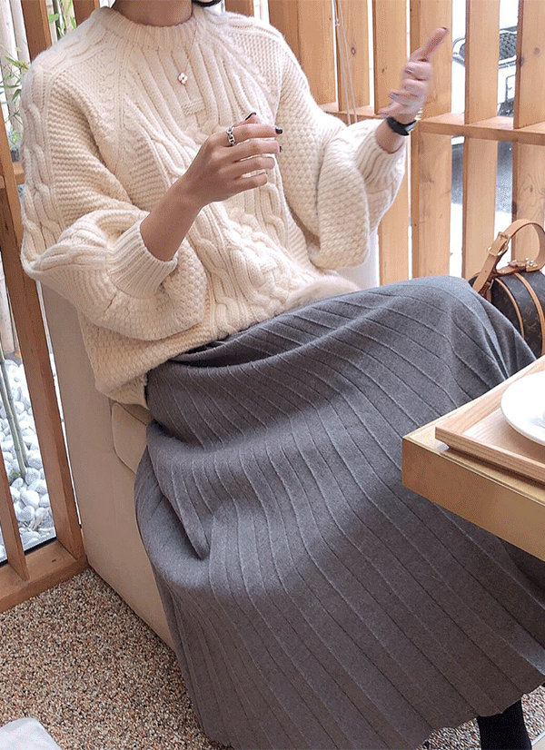 *Best Product every year* Woolen pleated skirt (semi-finished)